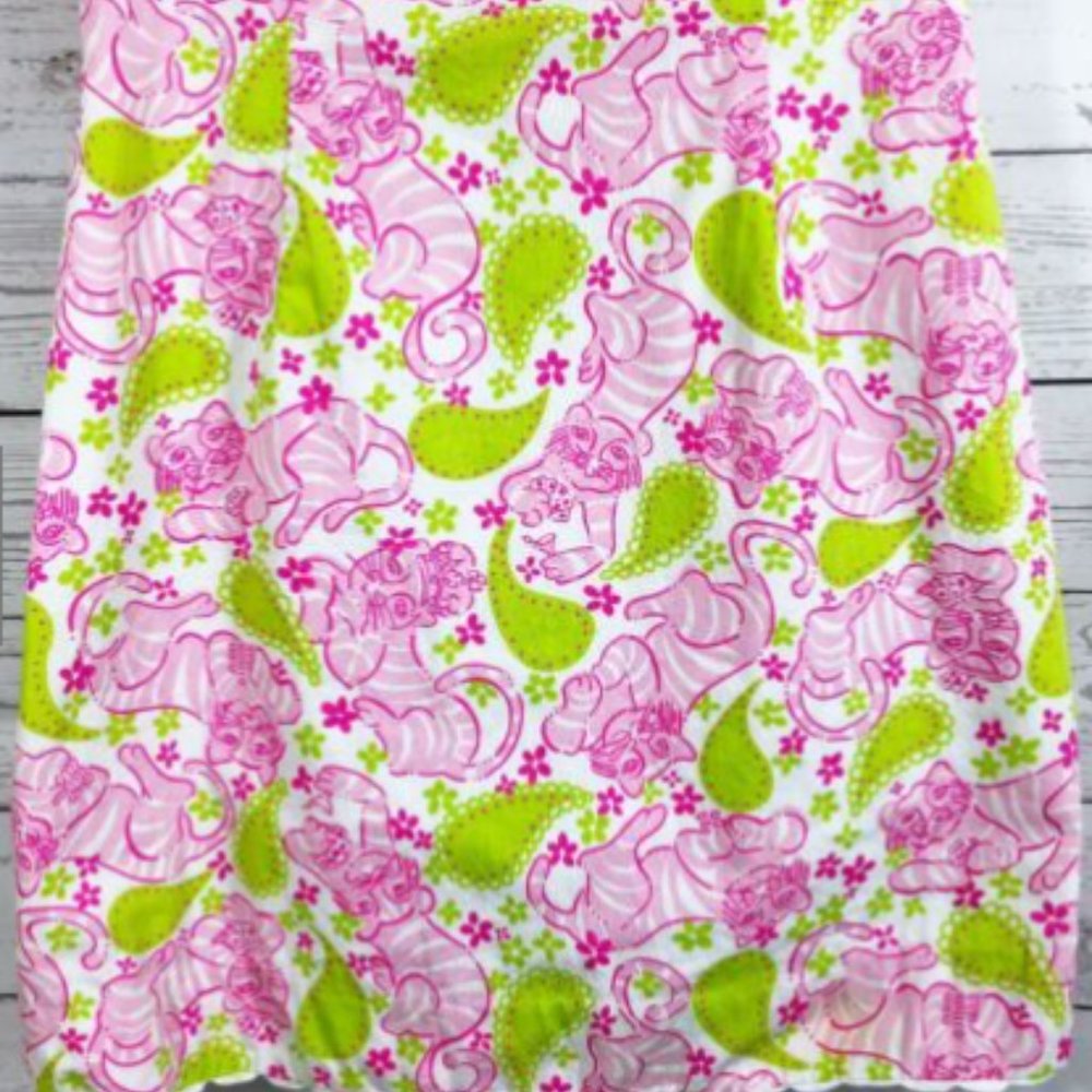 LILLY PULITZER 2 "Black Jack" Dress--Excellent - Picture 7 of 9